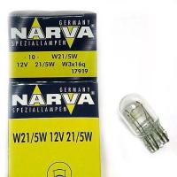 12V  W21/5W без цоколя (2-х конт.) NARVA 17919  лампа накаливания