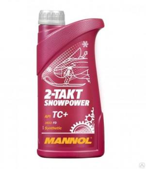 Масло двухтактное  MANNOL 2-Takt Snowpower TC+  1л  синт.  (для снегоходов, мотовездеходов)