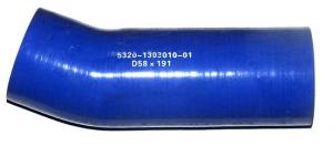 Патрубок силиконовый КАṂАЗ 5320-1303010-01 верхний (гнутый)  D-56, L-191 