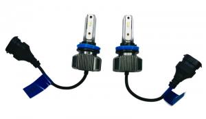 Лампы светодиодные H11 12/24V 150W  12000 Lm радиатор охлаждения  (к-т)
