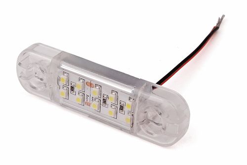 Указатель габаритов 12/24V светодиодный MINI белый 12 LED
