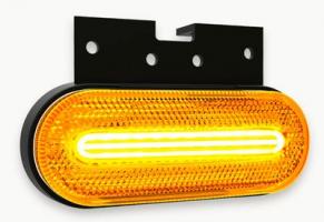 Указатель маркерный  LED желтый неоновый свет с кронштейном 12/24V (к-т 2 шт)