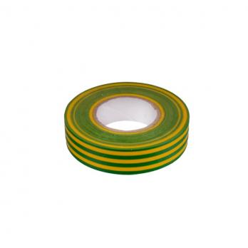 Изолента ПВХ  Rollen 19 мм 20 м желто-зеленая (полосатая)
