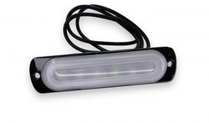Указатель габаритов светодиодный 6 LED 12/24V бело-желтый мигающий 10,5х2,8х5мм (15 режимов)