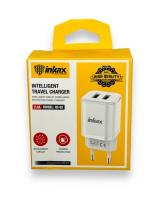 Блок питания сетевой 2 USB TRAVEL CHARGER/INKAX 2,4А  HC-02